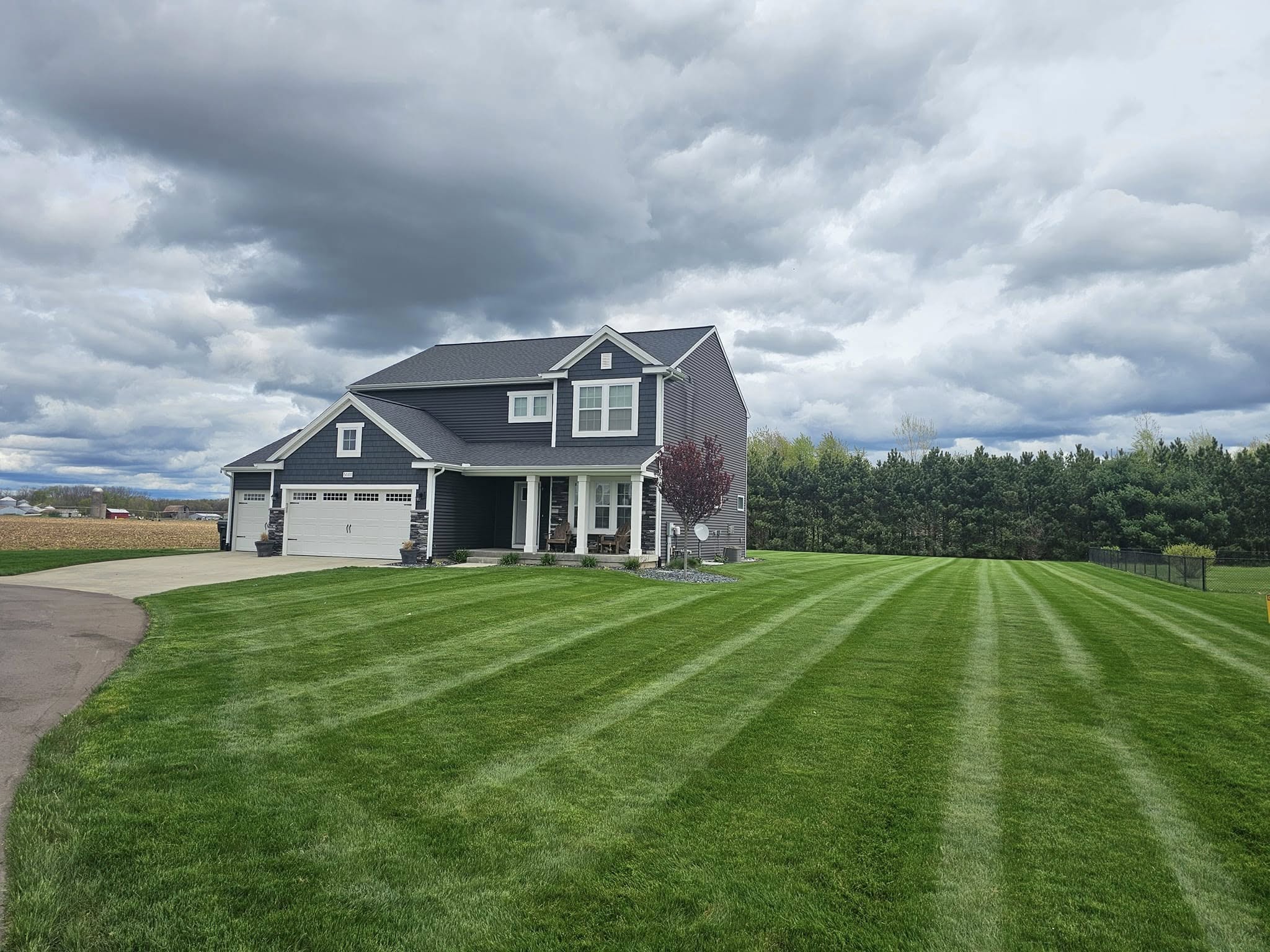 Large property lawn care and maintenance
