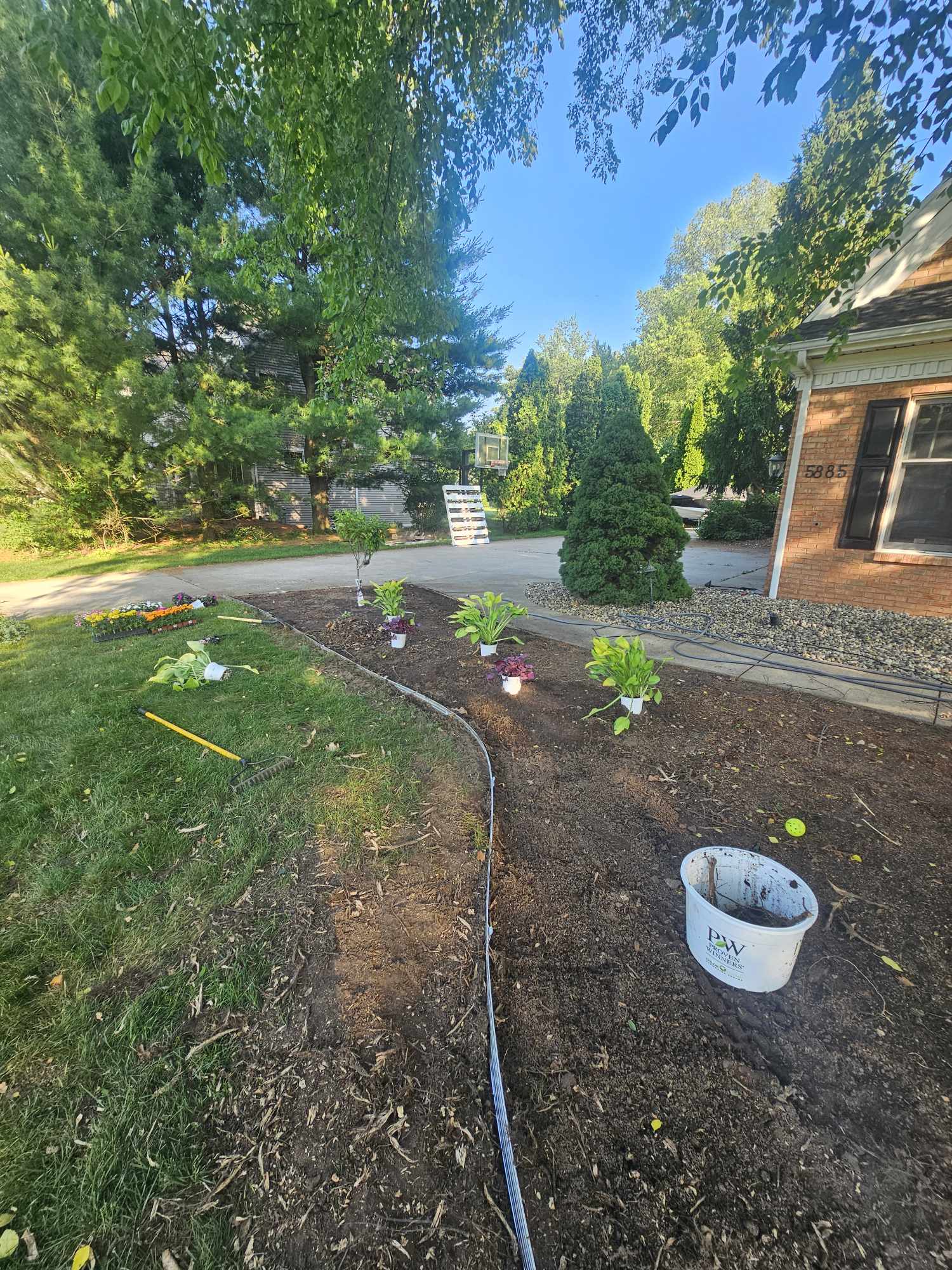 Custom landscaping design and installation